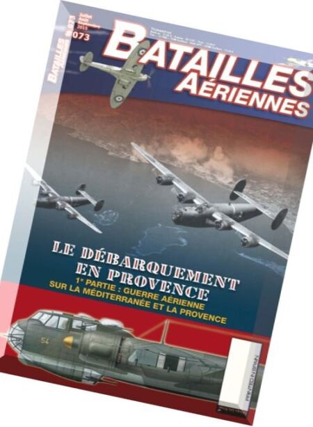 Batailles Aeriennes – N 73, Juillet-Aout-Septembre 2015 Cover