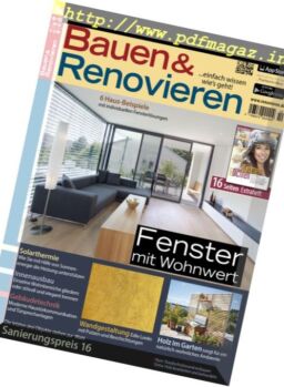 Bauen und Renovieren – September-Oktober 2016