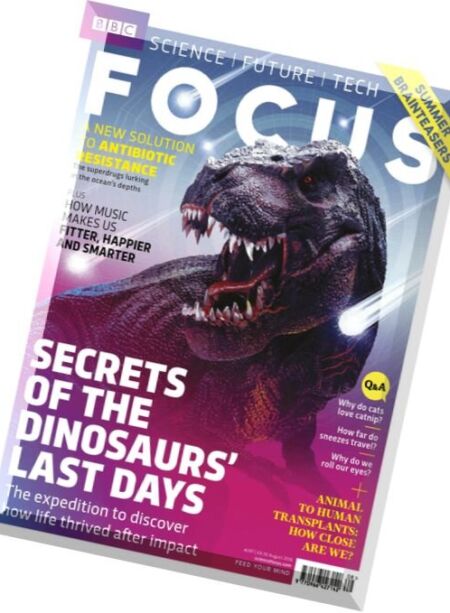 BBC Focus – August 2016 Cover