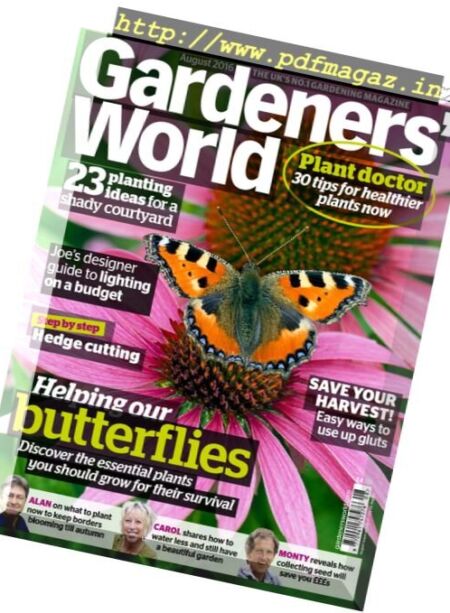 BBC Gardeners’ World – August 2016 Cover