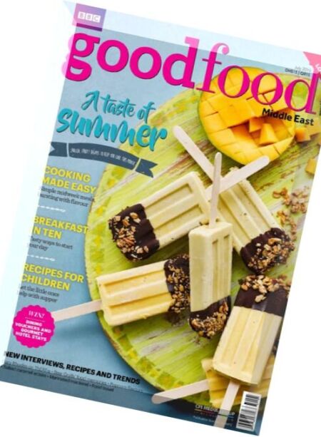 BBC Good Food Middle East – July 2016 Cover