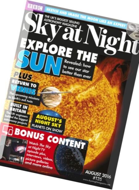 BBC Sky at Night – August 2016 Cover