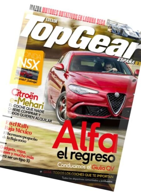 BBC Top Gear Spain – Julio-Agosto 2016 Cover