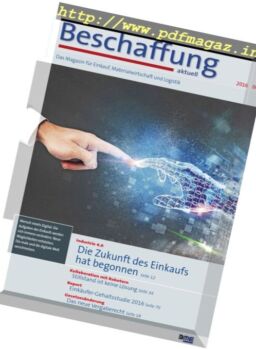 Beschaffung Aktuell – Nr.6, 2016