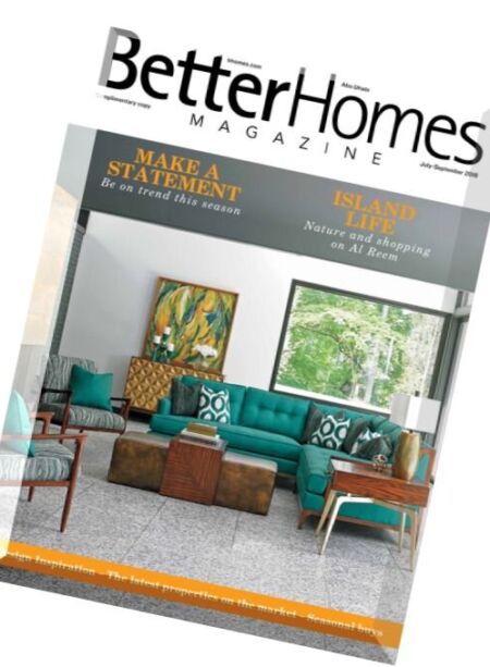 Better Homes Abu Dhabi – July-September 2016 Cover