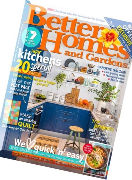 Better Homes and Gardens Australia – September 2016 Cover