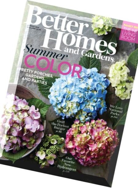 Better Homes and Gardens USA – August 2016 Cover