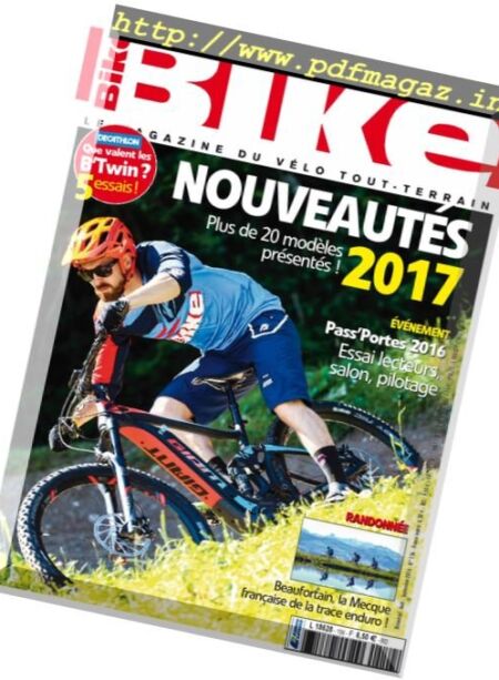 Bike France – Aout-Septembre 2016 Cover