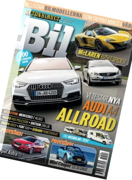 Bil – Nr.4 2016 Cover