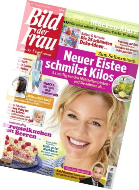 Bild der Frau – N 29, 15 Juli 2016 Cover