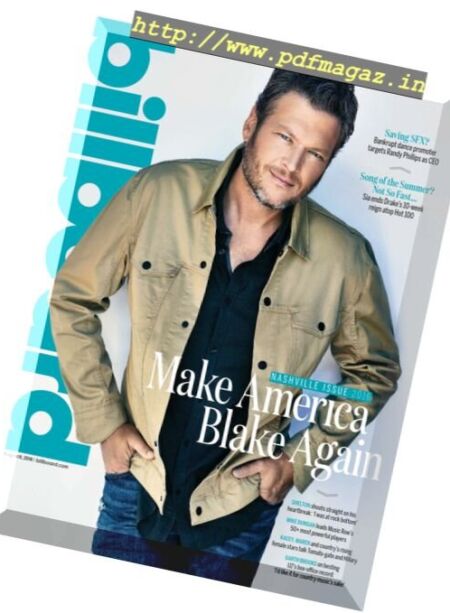 Billboard – 6 August 2016 Cover