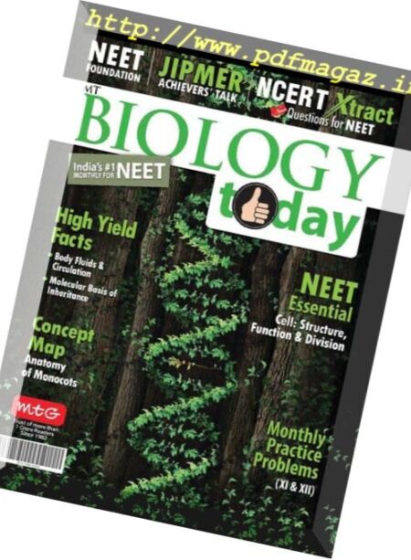 Biology Today – August 2016 Cover