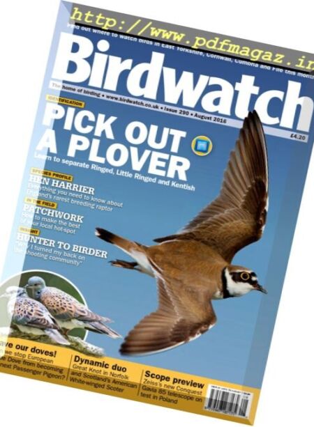 Birdwatch UK – August 2016 Cover