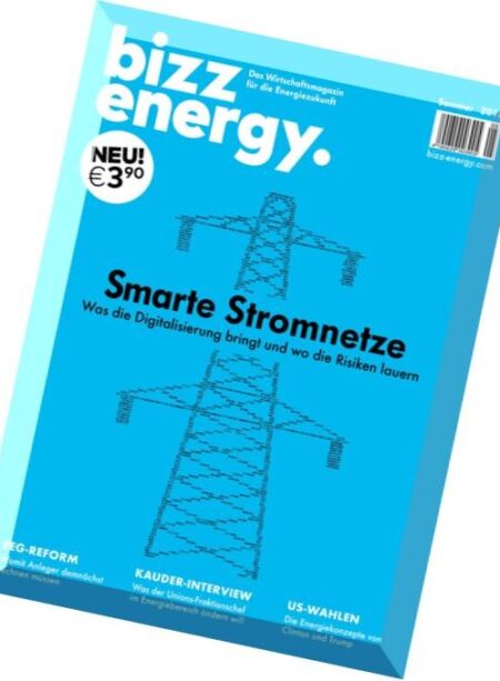 bizz energy – Sommer 2016 Cover