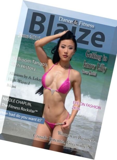 Blaize Dance & Fitness – June 2016 Cover