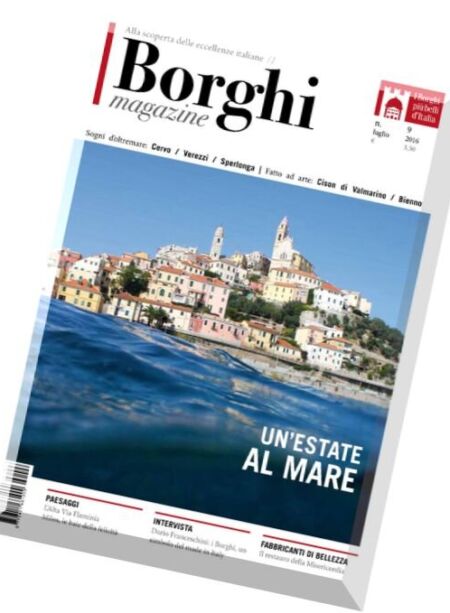 Borghi Magazine – Luglio 2016 Cover
