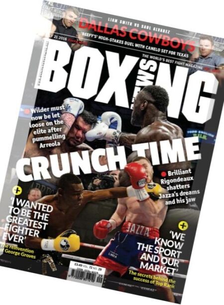 Boxing News – 21 July 2016 Cover