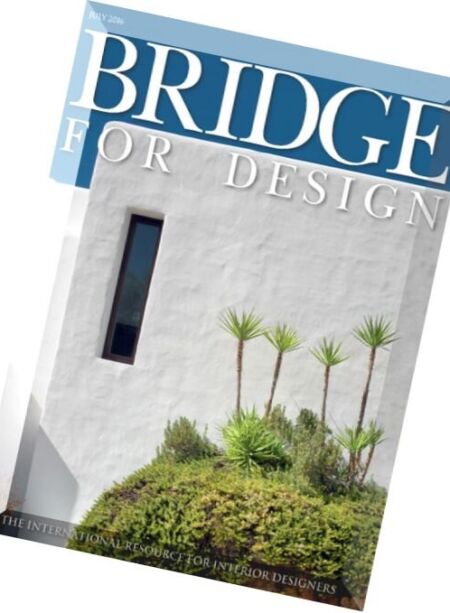 Bridge For Design – July 2016 Cover