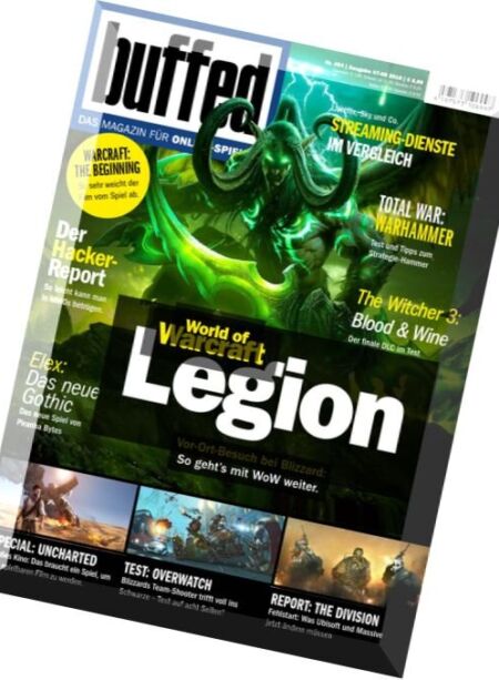 Buffed Magazin – Juli-August 2016 Cover