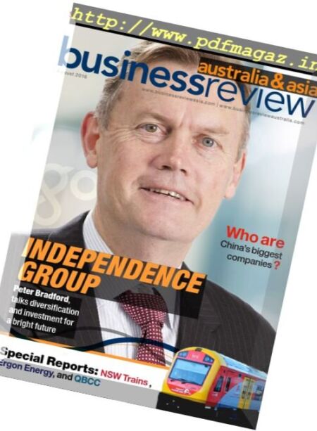 Business Review Australia & Asia – August 2016 Cover