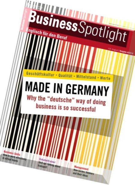 Business Spotlight – Juli-August 2016 Cover