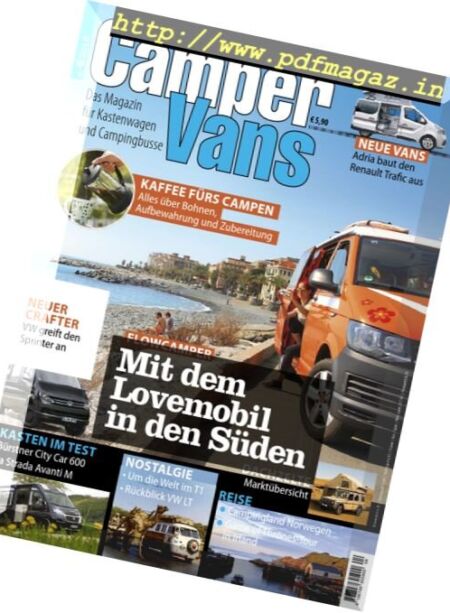 CamperVans – April 2016 Cover