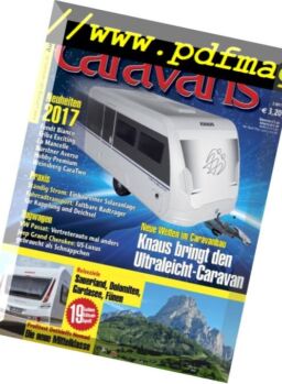 Camping Cars & Caravans – August 2016