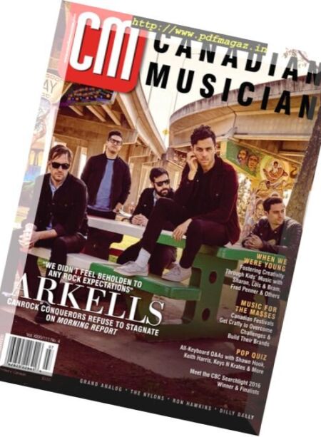 Canadian Musician – July-August 2016 Cover