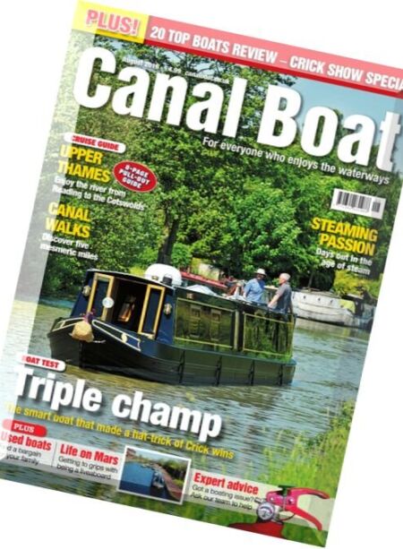 Canal Boat – August 2016 Cover