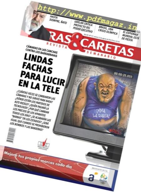 Caras & Caretas – 12 Agosto 2016 Cover