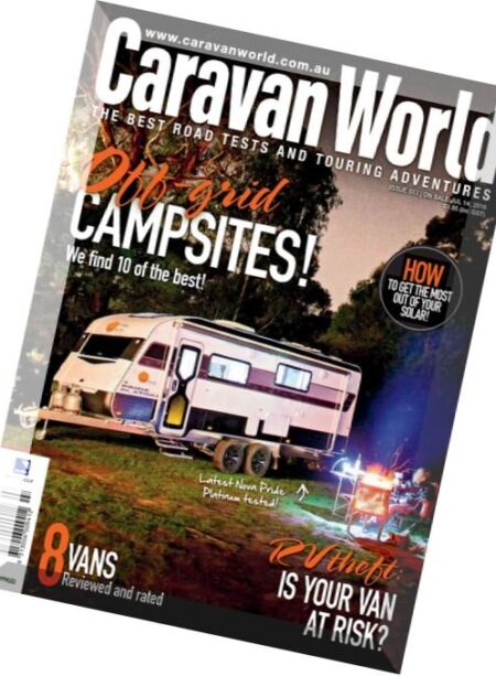 Caravan World – Issue 553, 2016 Cover