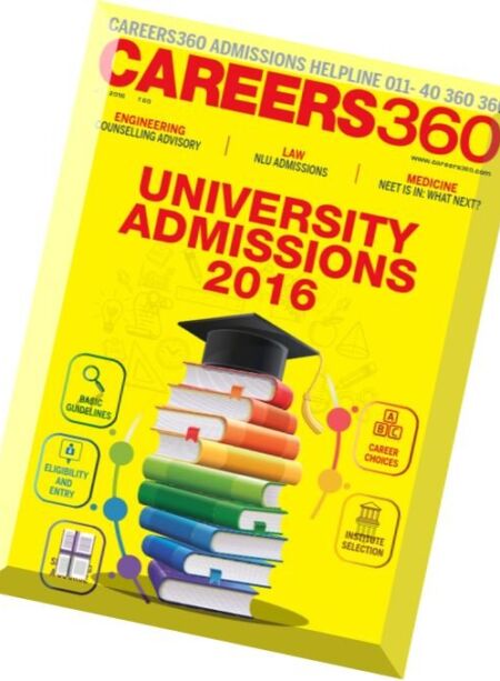 Careers 360 – June 2016 Cover
