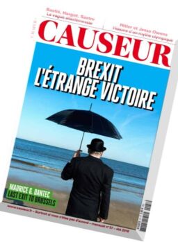 Causeur – Juillet 2016
