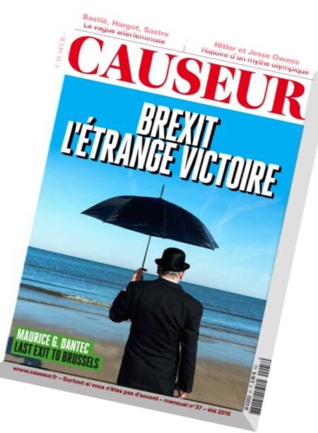 Causeur – Juillet 2016 Cover