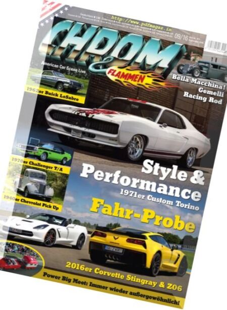 Chrom & Flammen – September 2016 Cover