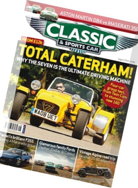 Classic & Sports Car UK – August 2016 Cover