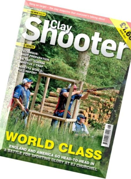 Clay Shooter – August 2016 Cover