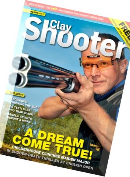 Clay Shooter – July 2016 Cover