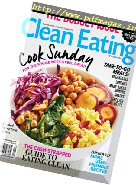 Clean Eating – September 2016 Cover