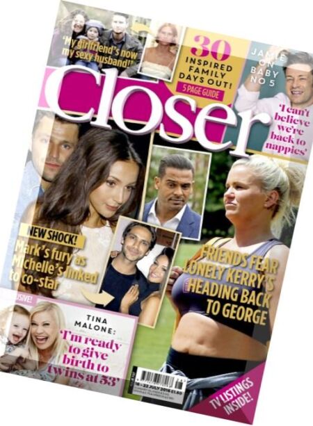 Closer UK – 16-22 July 2016 Cover