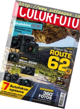 ColorFoto Magazin – September 2016