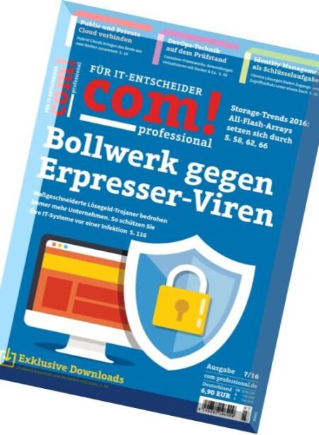 Com! Professional – Juli 2016 Cover