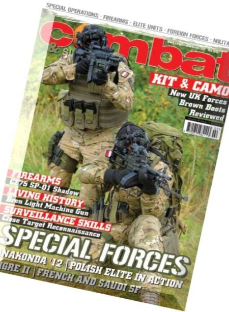 Combat & Survival – February 2013 Cover