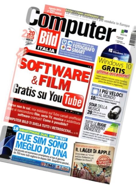 Computer Bild Italia – Agosto 2016 Cover