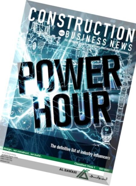 Construction Business News Middle East – July 2016 Cover
