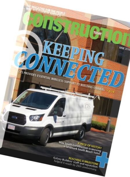 Construction Today – June 2016 Cover