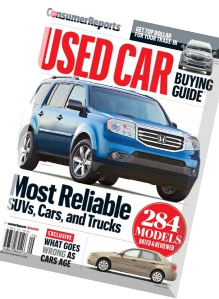 Consumer Reports – Used Car Buying Guide 2016 Cover