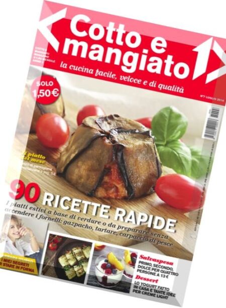 Cotto e Mangiato – Luglio 2016 Cover