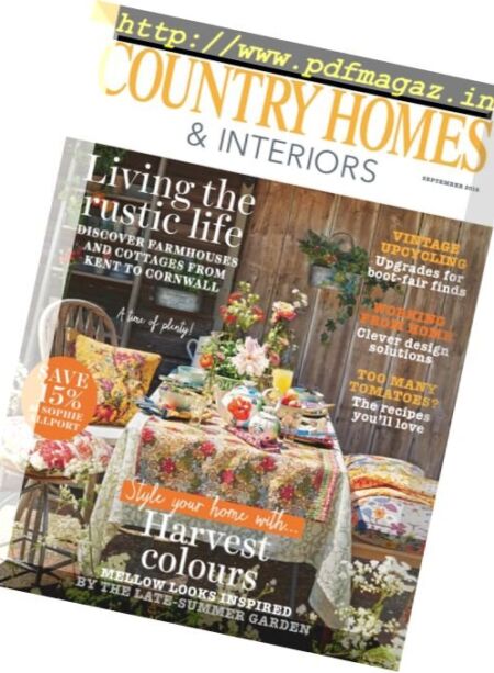 Country Homes & Interiors – September 2016 Cover