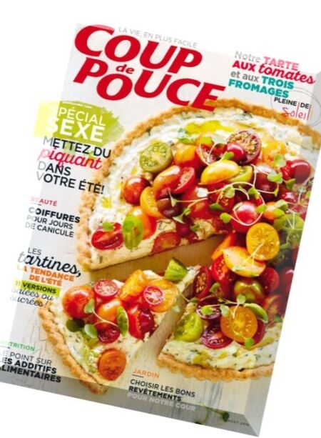 Coup de Pouce – Aout 2016 Cover